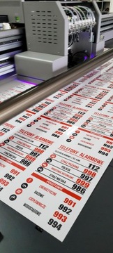 Информационное табло Телефоны экстренной помощи | УФ-печать | 20х30см | БЕДРА 1 мм