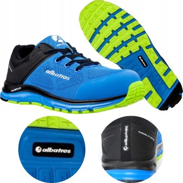 Buty robocze męskie lekkie Albatros Lift Blue 43