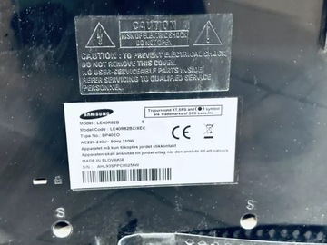 ТЕЛЕВИЗОР SAMSUNG LE40R82B + ОПИСАНИЕ ПУЛЬТА