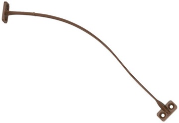 2 x ОГРАНИЧИТЕЛИ УГЛА ОТКРЫТИЯ МЕБЕЛИ HAFELE ДЛЯ ФАСАДНОЙ ДВЕРИ, КОРИЧНЕВЫЕ + ВИНТЫ