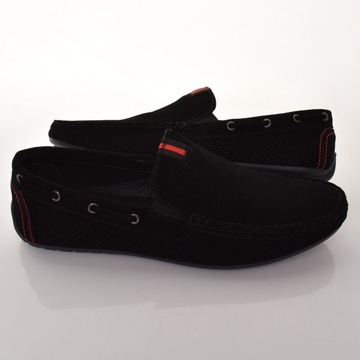 ЛЕГКИЕ МУЖСКИЕ МОКАСИНЫ, ЭЛЕГАНТНЫЕ, ПОВСЕДНЕВНЫЕ СЛИПОНЫ, ЧЕРНЫЕ