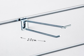 Одинарный крючок. Стенка оцинкованная, со стрелой 15 см.