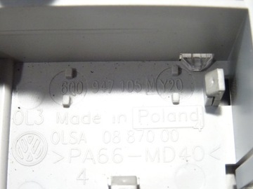 LAMPA OSVĚTLENÍ KABINY PŘEDNÍ VW CADDY III 3 2K5 FACELIFT 10-15 6Q0947105M