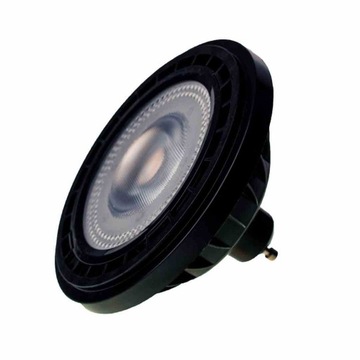 Żarówka GU10 12W AR111 3000K czarna