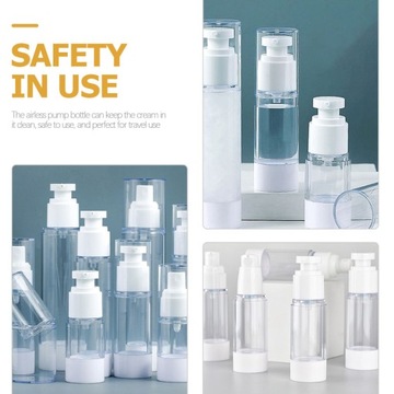 Дозатор крема в дорожном флаконе, 6 шт.