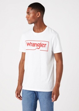 WRANGLER LOGO TEE MĘSKI T-SHIRT KOSZULKA NADRUK L