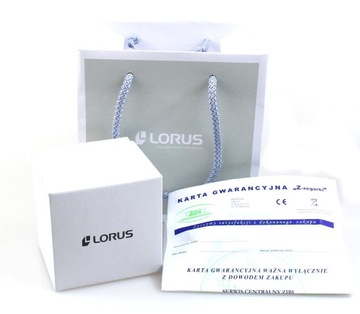 DAMSKI ZEGAREK WODOSZCZELNY LORUS RP612D MULTIDATA