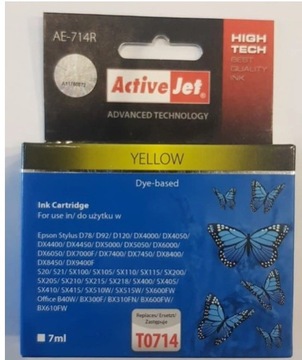 Tusz ActiveJet AE-714R (Zamiennik Epson T0714)