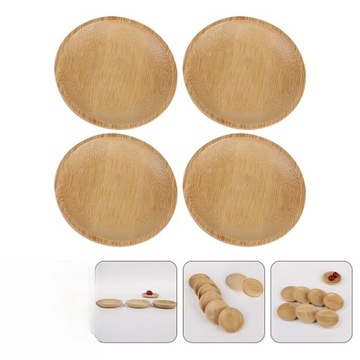 БАМБУКОВАЯ КРЕАТИВНАЯ МАЛЕНЬКАЯ ТАРЕЛКА ДЛЯ ОБмакивания СОЕВЫХ БЛЮД