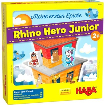 Haba - Rhino Hero pierwsza 3 gry dla Dzieci od 2+