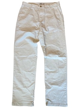 IZOD MĘSKIE MODNE SPODNIE CHINOS STRAIGHT W30 L 32