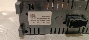 BMW 6 F06 GRANÁT COUPE 2015 PANEL KLIMATIZACE 9304722