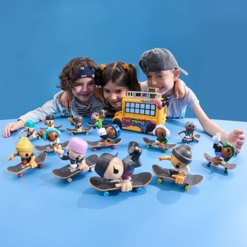 СКЕЙБОРД TECH DECK SK8 CREW + НАБОР НАБОРОВ ДЛЯ ФИГУР SKATE CREW