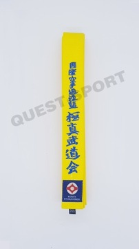 Pas Kyokushin Żółty 360 cm z haftem