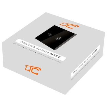 ДВОЙНОЙ СТЕКЛЯННЫЙ СЕНСОРНЫЙ ВЫКЛЮЧАТЕЛЬ СВЕТА