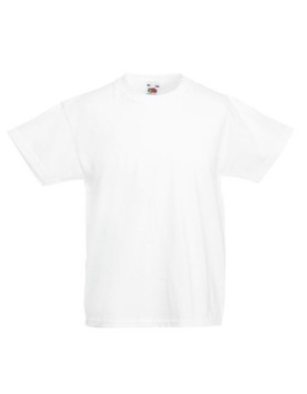 DZIECIĘCA KOSZULKA T-SHIRT BIAŁA SZKOŁA NA WF 128