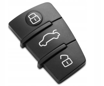 GUMKA PRZYCISKI KLUCZYKA PILOT DO AUDI A1 A3 A4 A5 A6 A8 Q3 Q5 Q7 TT