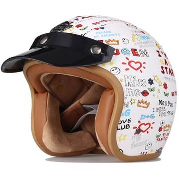 KASK MOTOCYKLOWY DZIECIĘCY DZIECKO OTWARTY roz.M