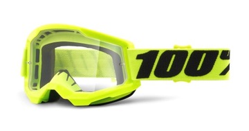 Gogle 100% Strata 2 fluo przezroczyste