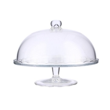 Фиксированная ТАРЕЛКА ДЛЯ ТОРТА, стеклянная подставка для торта, 29 см