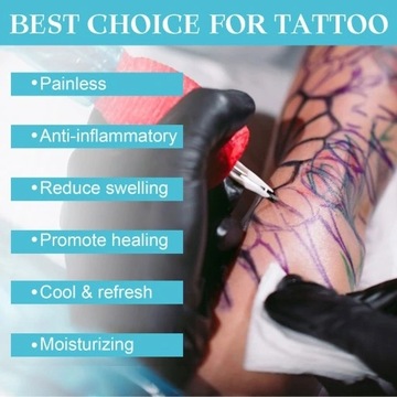 Tattoo Numbing Cream, Обезболивающий крем для татуировок, 60 мл / Коробка, ELAIMEI
