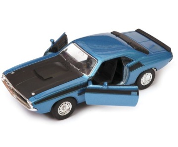 Автомобиль Welly «1970 Dodge Challenger T/A», синий