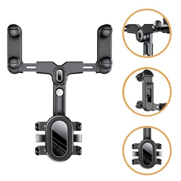 РЕГУЛИРУЕМЫЙ ДЕРЖАТЕЛЬ ТЕЛЕФОНА ДЛЯ ЗЕРКАЛА ЗАДНЕГО ВИДА