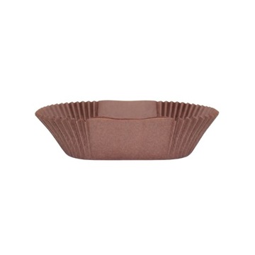 Papilotki keksowe brązowe 168x76x64 mm - 100 szt.