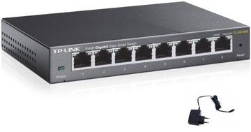 Switch 8port TP-Link TL-SG108E ZARZĄDZALNY GigaBit