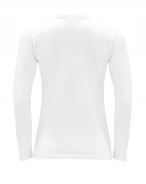 T-SHIRT DAMSKA koszulka z długim rękawem JHK TSRL CMF LS biała WH r. S