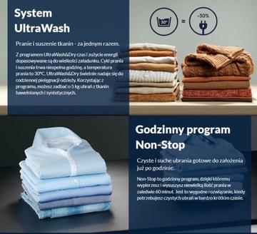 Pralko-suszarka wolnostojąca Electrolux EW7WP369SP - OUTLET