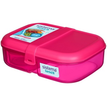 Śniadaniówka lunchbox sistema z przegródkami pojemnik śniadaniowy 1100ml