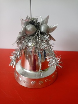 Рождественское украшение, серебряный подвесной колокольчик