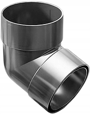Kolano dwukielichowe Ø 90 67,5° Proaqua Budmat PVC