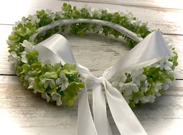 Венок для причастия из живых цветов, свадебный венок Причастие 2024, уникальный