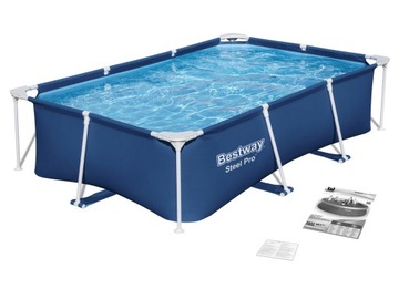 BASEN OGRODOWY STELAŻOWY 259x170x61cm BESTWAY