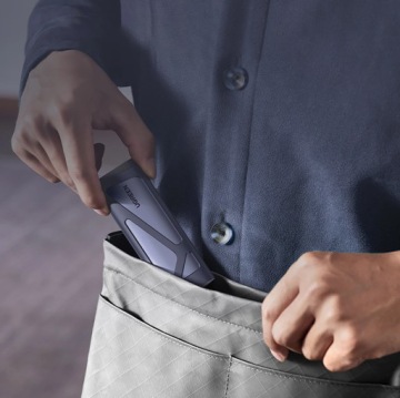 Корпус для SSD Ugreen CM767 M.2 NVMe/SATA - серебристый