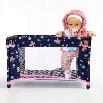 КРОВАТЬ ДЛЯ КУКЛЫ KINDERPLAY АКСЕССУАРЫ ДЛЯ ПУТЕШЕСТВИЯ PLAYPLAY СУМКА ПОСТАЛЬНОЕ ПРИНАДЛЕЖНОСТИ