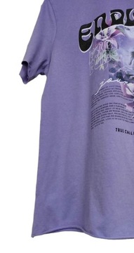 Only fioletowy t-shirt z nadrukiem M