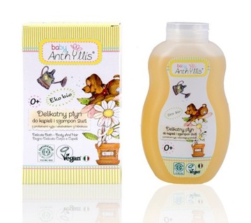 BABY ANTHYLLIS SZAMPON I PŁYN DO KĄPIELI 2w1 DLA DZIECI 400 ml