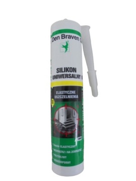 Silikon uniwersalny 1001U DenBraven brązowy 280ml