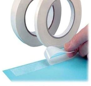 TAŚMA DWUSTRONNA KLEJĄCA PRZEZROCZYSTA 10 Mx 8 mm