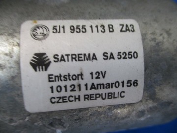 FABIA II FACELIFT MOTOR MECHANIZMUS STĚRAČE PŘEDNÍ