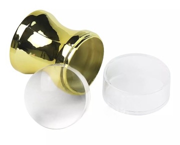 БОЛЬШОЙ ГЕЛЕВЫЙ ШТАМП ДЛЯ НОГТЕЙ + ЗОЛОТЫЕ ЦАРАПИНЫ