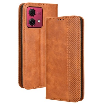 Do Motorola Moto G84 5G Retro skórzany portfel z PU