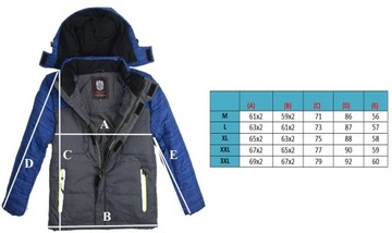 KOMBINEZON MĘSKI ZIMOWY NARCIARSKI SNOWBOARDOWY MEMBRANA 5.000 roz. 3XL