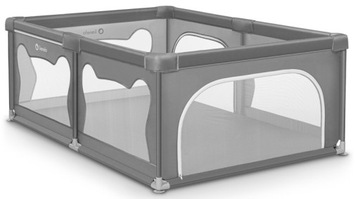 WILLOW Lionelo Kojec dla dziecka 127x187cm - Grey Concrete