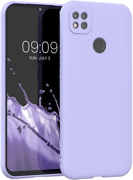ETUI DO XIAOMI REDMI 9C SILIKON KOLOR CASE + SZKŁO