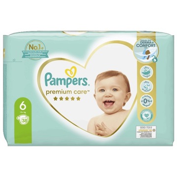 PAMPERS PREMIUM CARE 6 PIELUSZKI 38 SZT