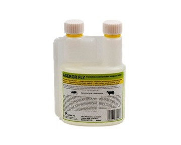 ASEKOR FLY BEZBARWNY 600 ml na owady dla koni